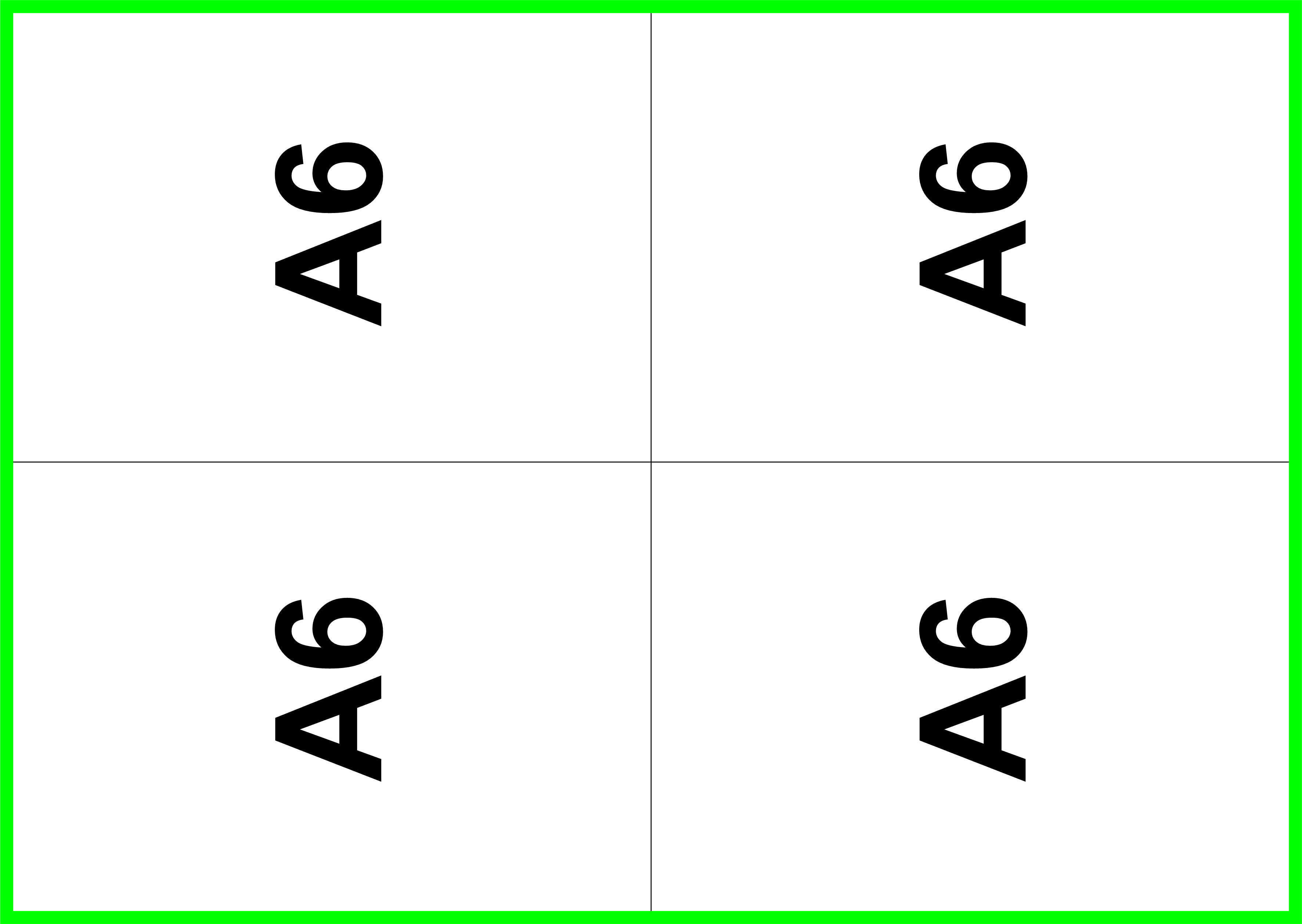  Carta Laser A6